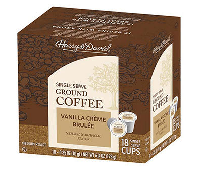 Vanilla Crème Brulée 18-Pack Single Serve Brew Cups