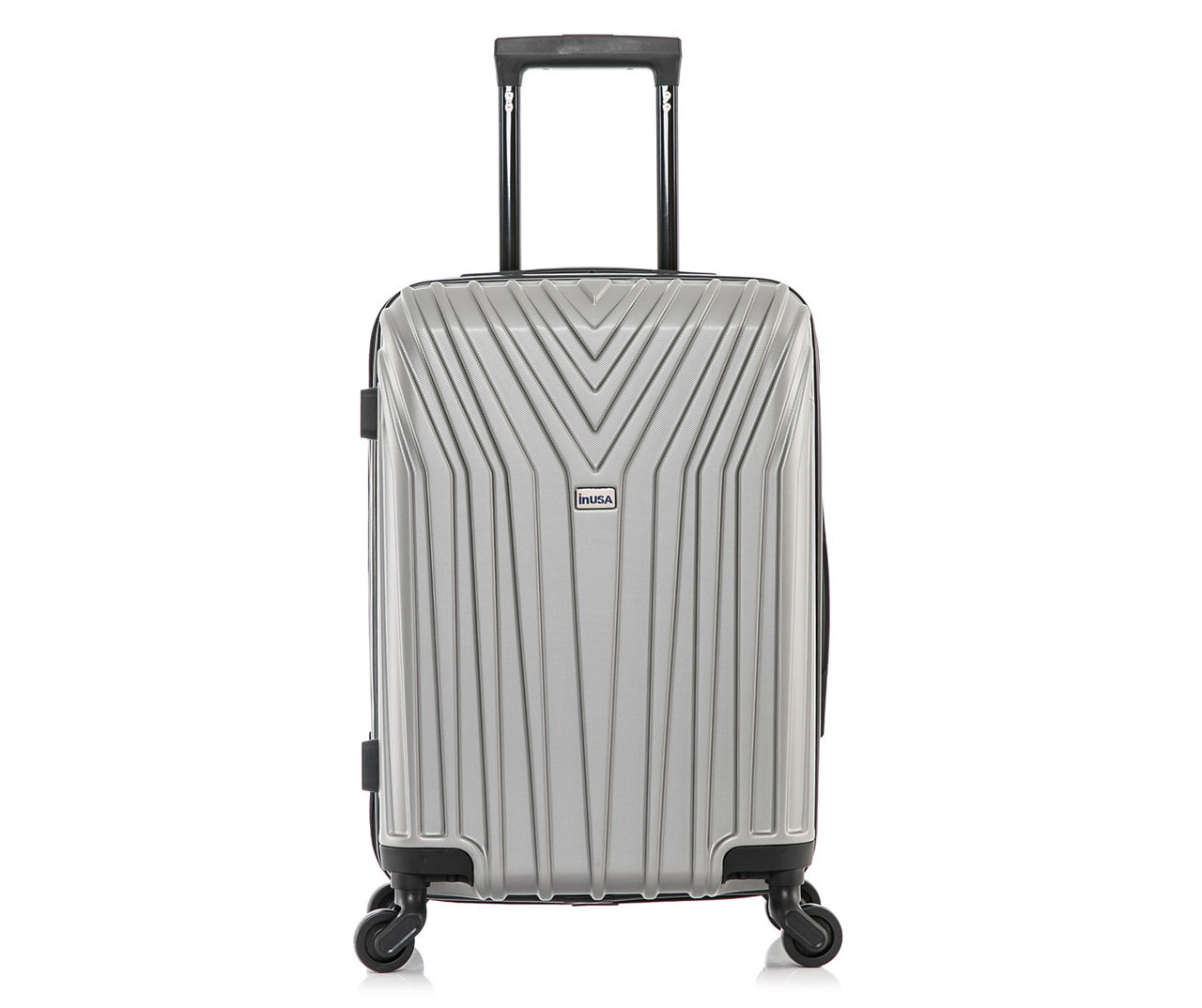 Vasty Gray 20" Y-Ridge Hardside Spinner Carry-On Suitcase