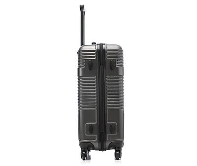 Charcoal 24" Geometric Lines Resilience Suitcase