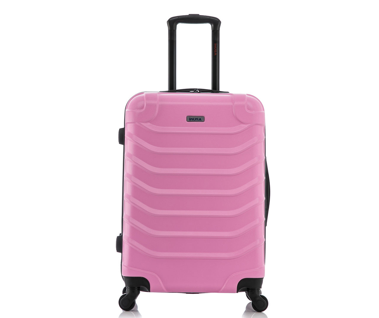 Endurance Pink 24" Ridged Hardside Spinner Suitcase