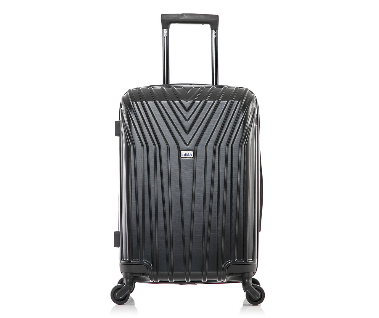 Vasty Black 20" Y-Ridge Hardside Spinner Carry-On Suitcase
