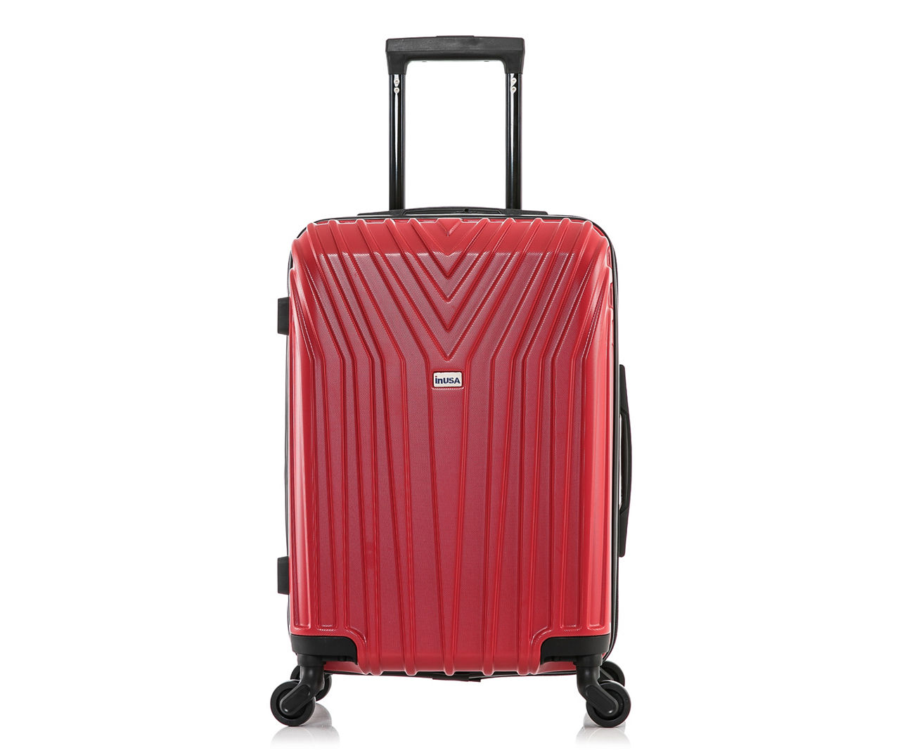 Vasty Red 20" Y-Ridge Hardside Spinner Carry-On Suitcase