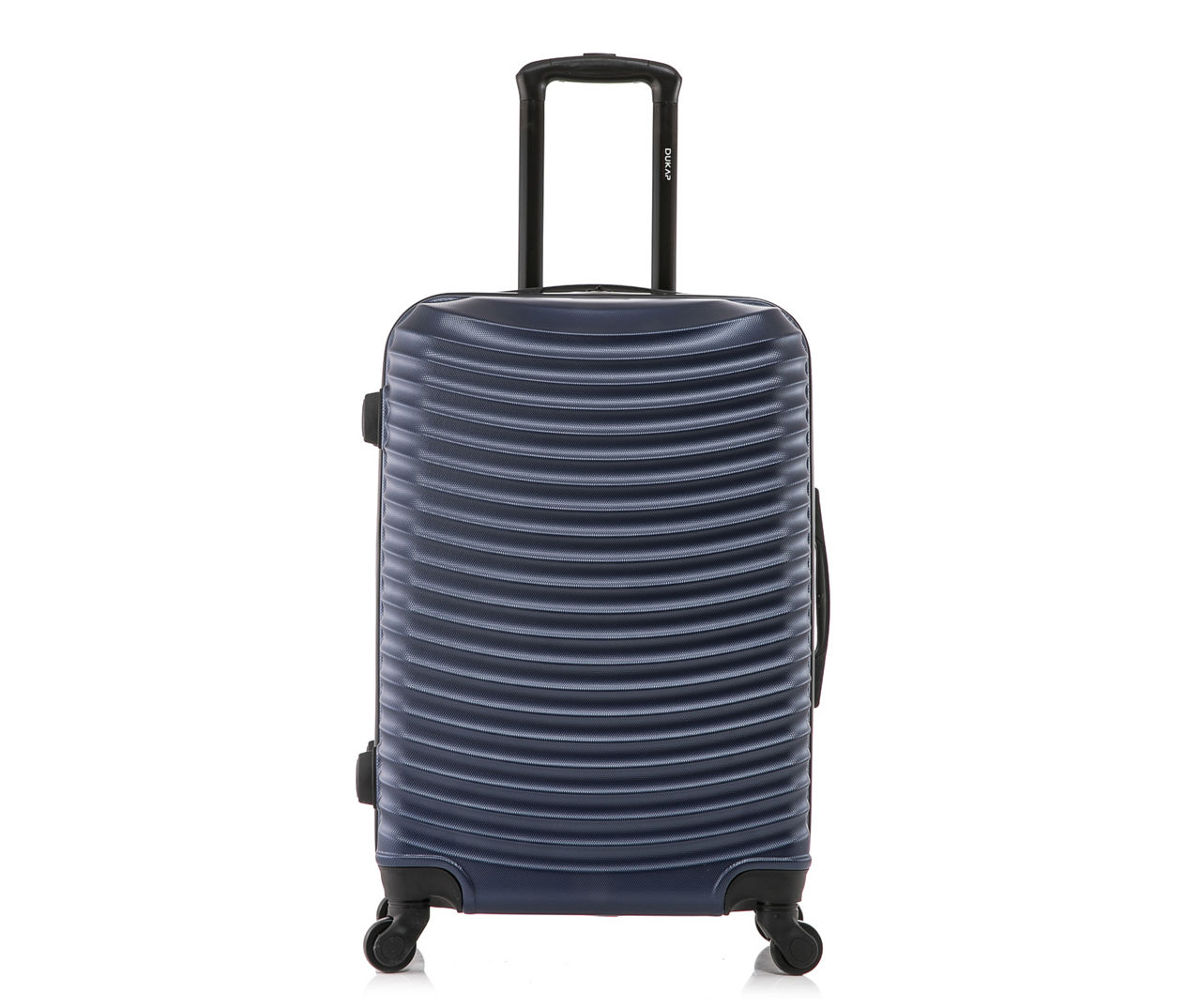 DUKAP Adly Blue 24" Curved-Ridge Hardside Spinner Suitcase