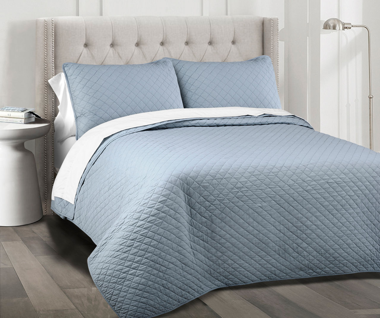 Lush Decor Ava Diamond-Quilted 3-Piece Quilt Set | Big Lots