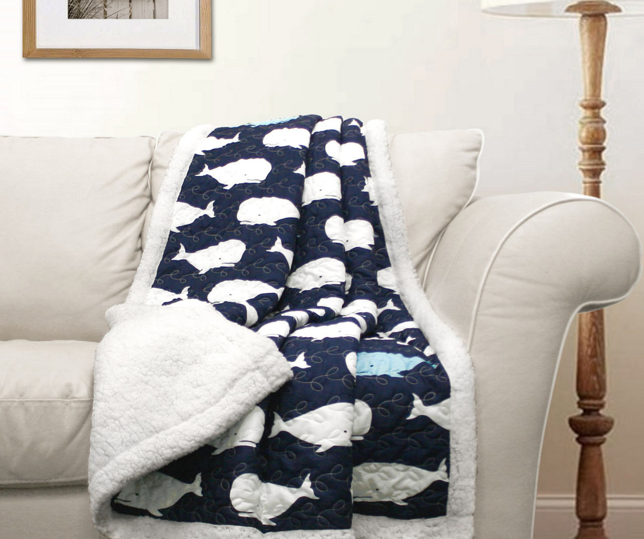 Quilted sherpa throw hot sale