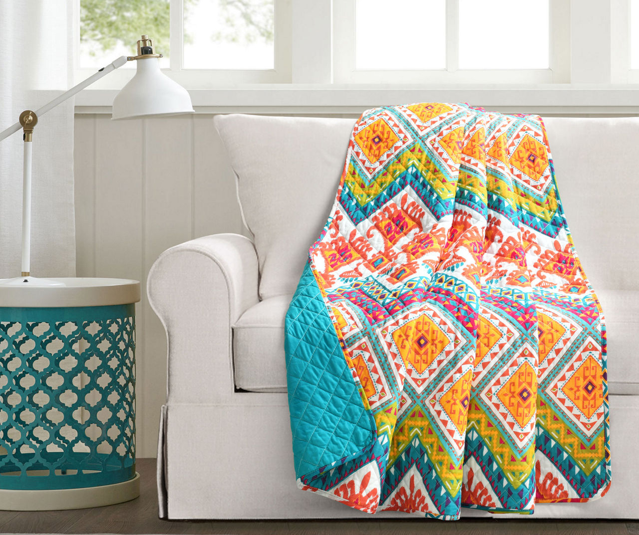 Boho best sale quilted throw