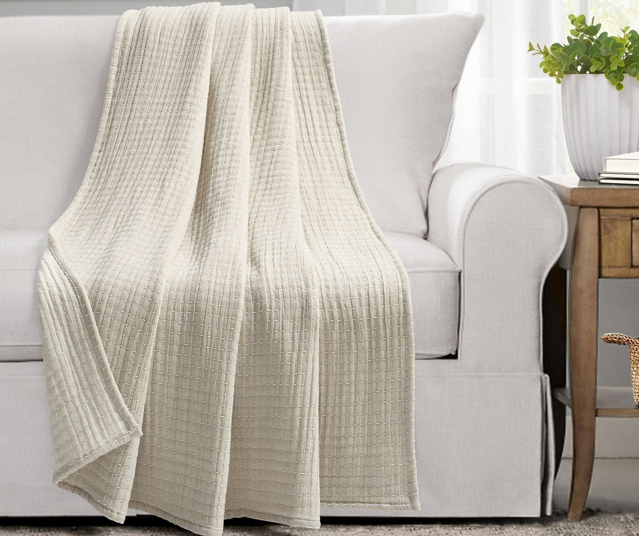 Kantha StitchRow Throw Big Lots