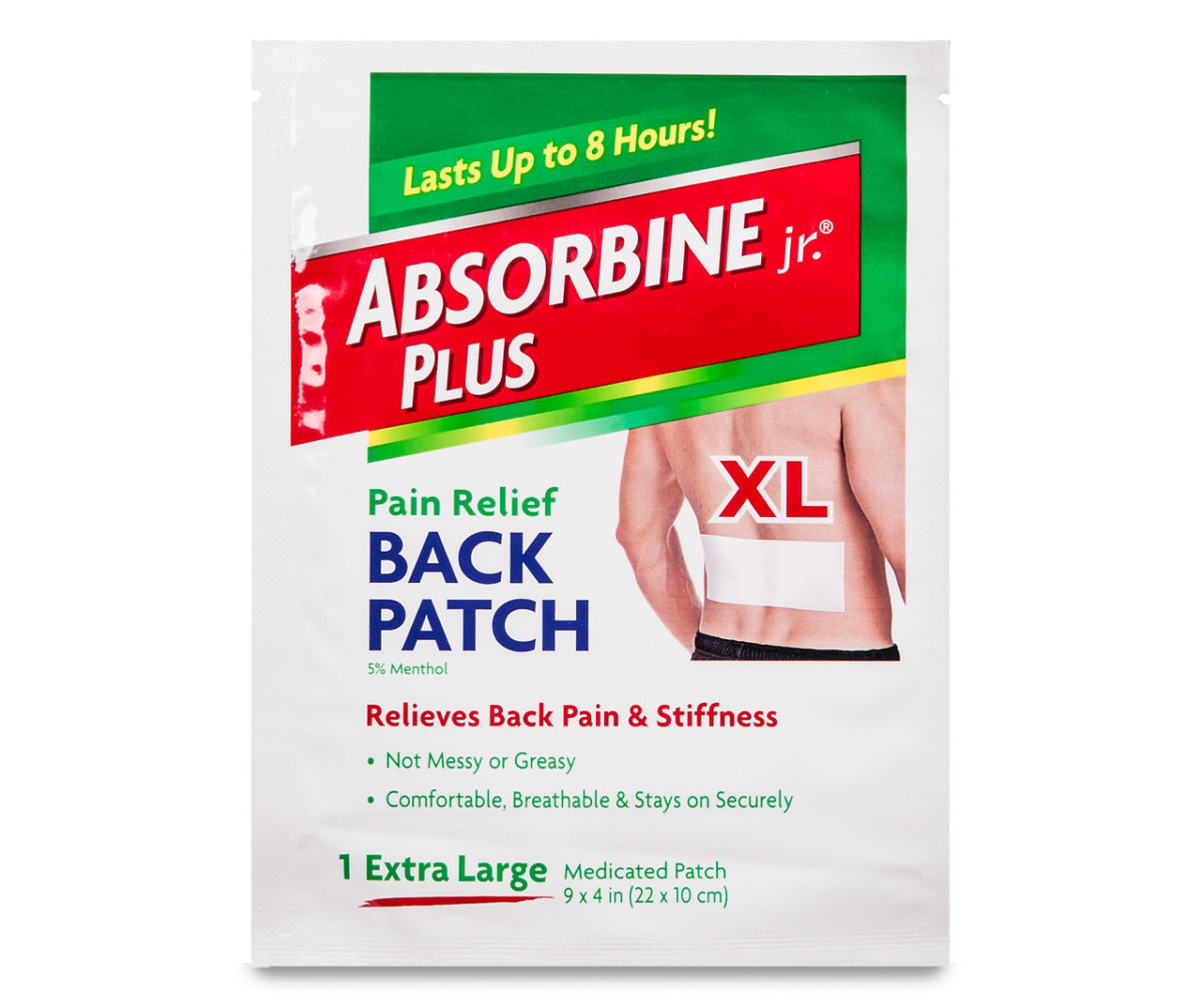 Absorbine Jr Plus XLarge Pain Relief Back Patch Big Lots
