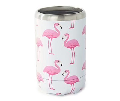 Flamingo 12 Oz. Stainless Steel Can Cooler