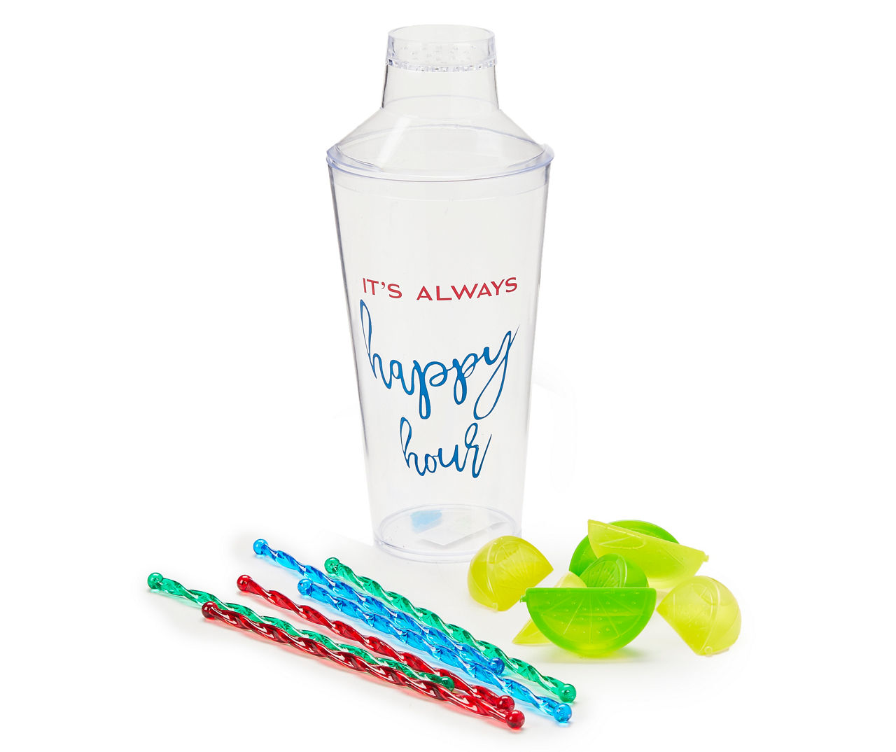 It's Always Happy Hour 14-Piece Shaker Bottle Set