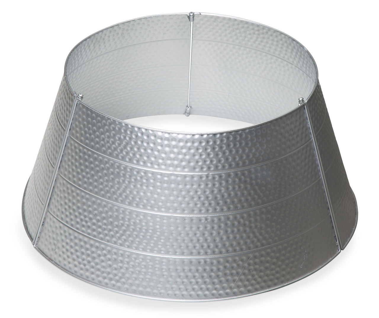 Glitzhome Silver Hammered Metal Tree Collar Big Lots