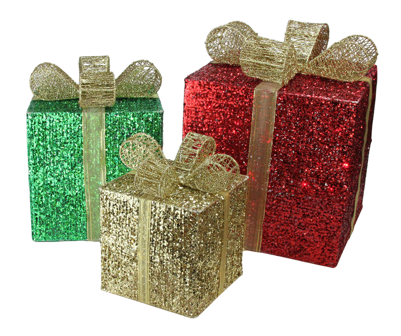 Holiday Gift Box Set - 3 Gold Tins