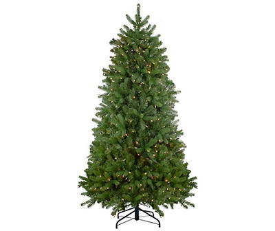 6.5' Palisades Fir Pre-Lit Artificial Christmas Tree with Clear Lights