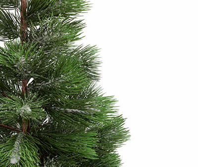 3' Snowy Pine Unlit Artificial Christmas Tree Urn