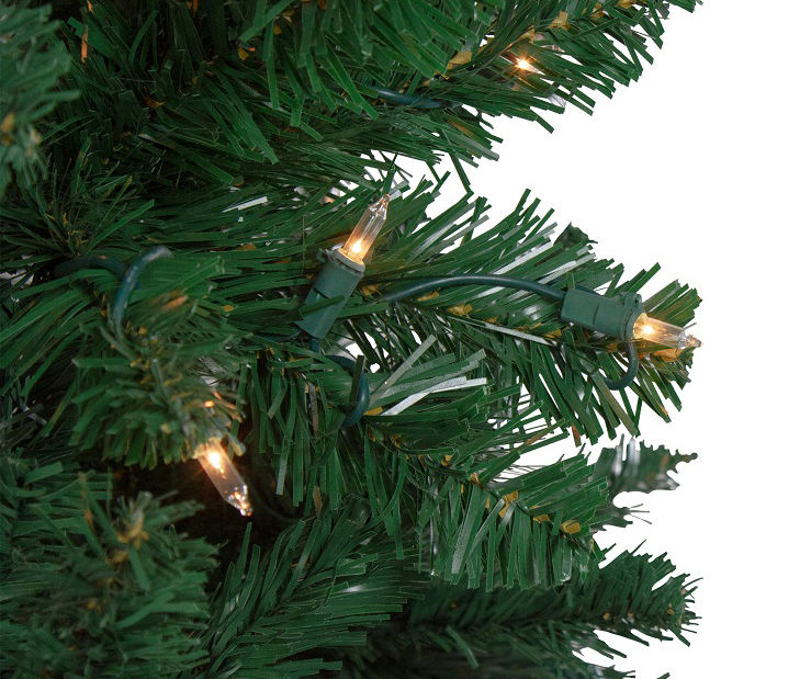 Pre-Lit Madison Christmas Trees with Pine Cones and Berries