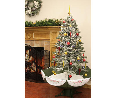 5.5FT MUSICAL SNOWING TREE