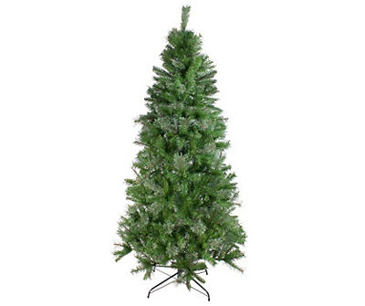 7.5' Mixed Cashmere Pine Unlit Artificial Christmas Tree