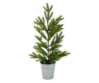 2' Pine Unlit Artificial Potted Christmas Tree