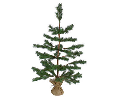 3' Ponderosa Pine Unlit Artificial Tabletop Christmas Tree