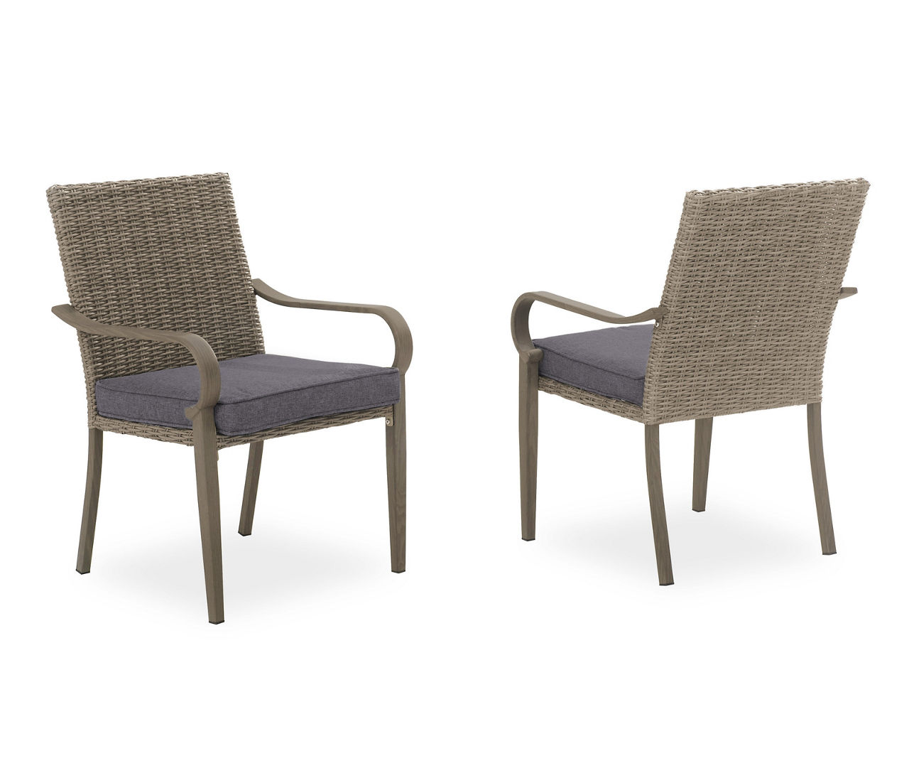 Broyhill Broyhill Autumn Cove AllWeather Wicker Cushioned Patio Dining Chairs, 2Pack Big Lots