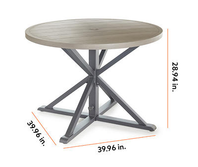 SANDPOINTE ROUND DINING TABLE EA