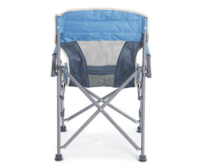 Lux Navy Blue Folding Quad Chair