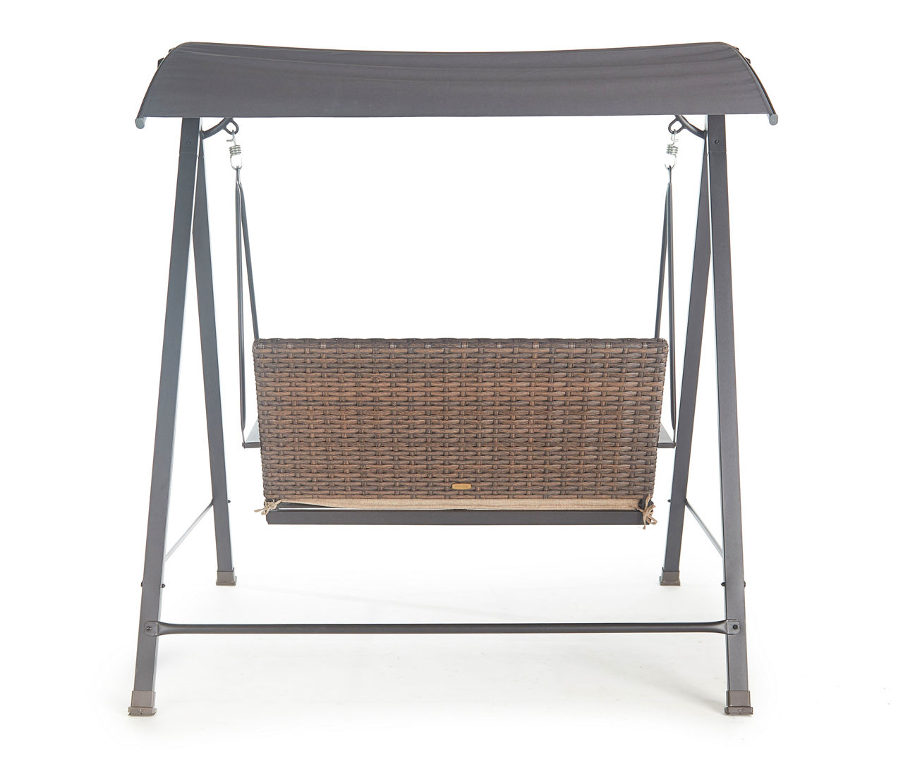 Patio swing with cheap canopy big lots