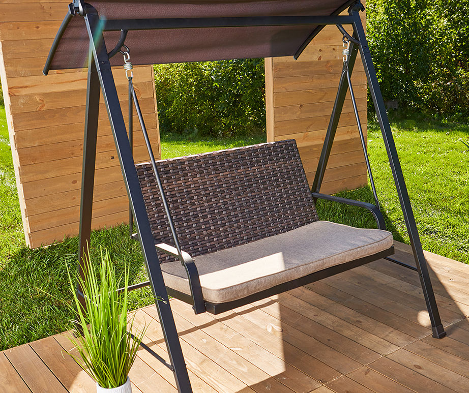 Patio swing with canopy big deals lots