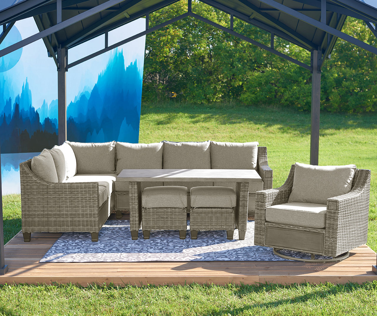 Big lots outdoor online sectional