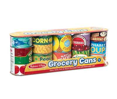 Let's Play House 10-Piece Grocery Cans Set