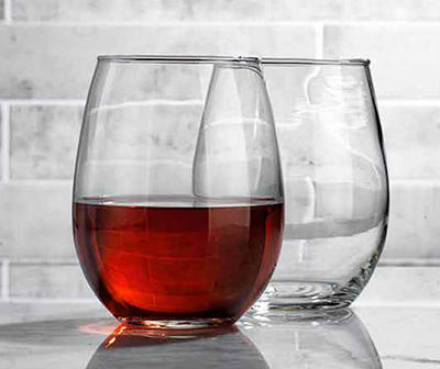 Stemless Wine 4-Piece Glassware Set