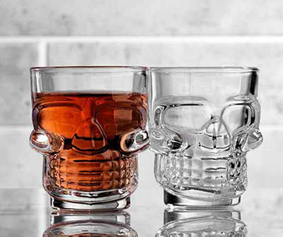 Skull Shot Glass 6-Piece Glassware Set