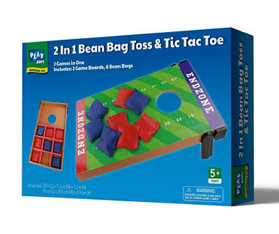 2-In-1 Bean Bag Toss & Tic Tac Toe Game