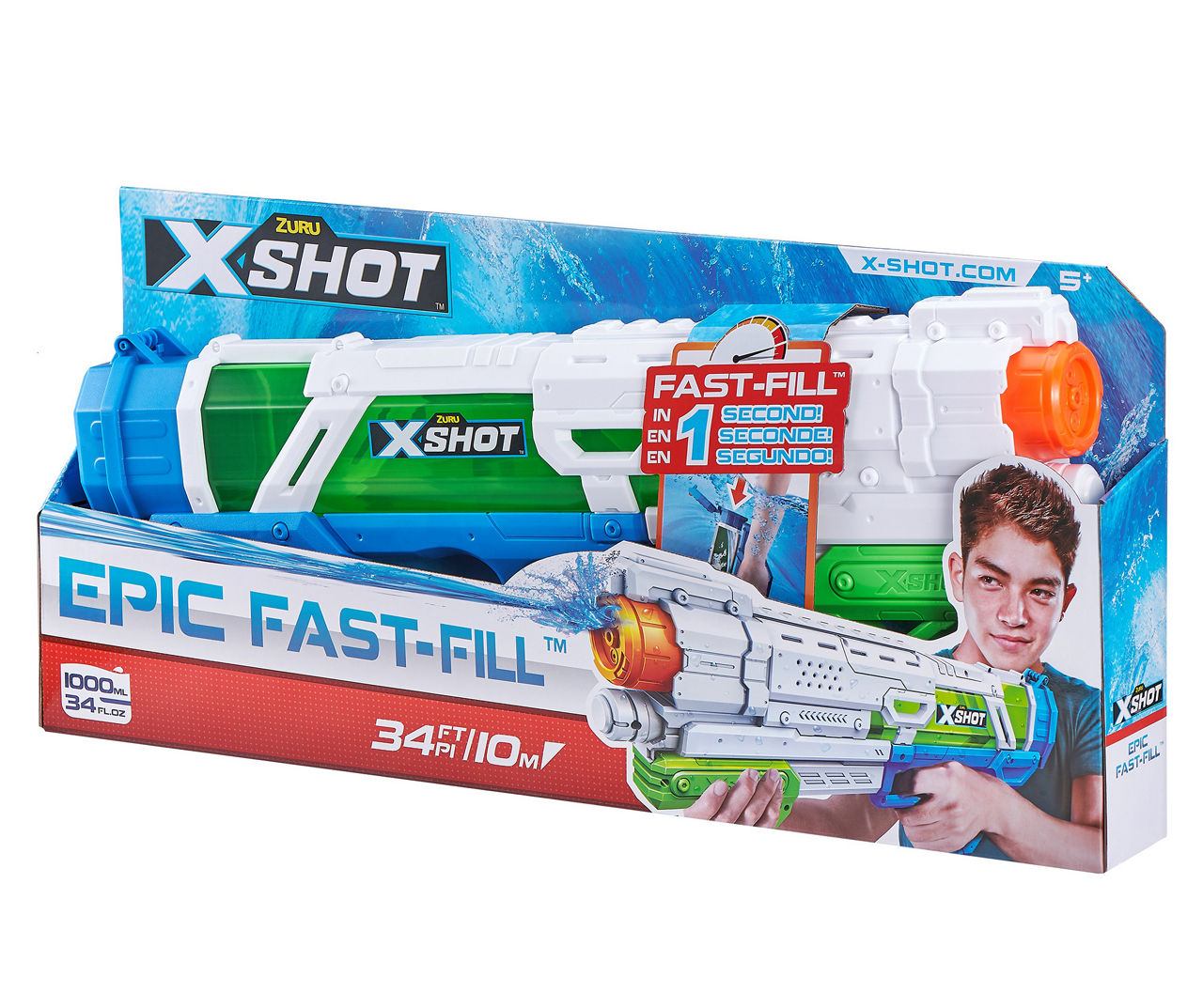 X-Shot Epic Fast-Fill Water Blaster 2-Pack Zuru Toys - ToyWiz