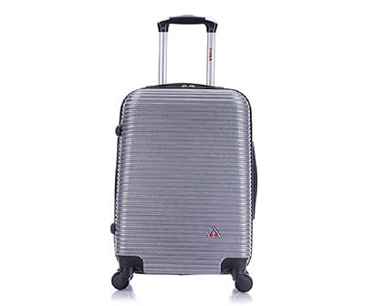 InUSA Royal Ridged Stripe Hardside Spinner Suitcase