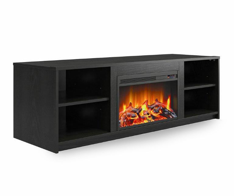 Big lots 75 inch deals tv stand with fireplace