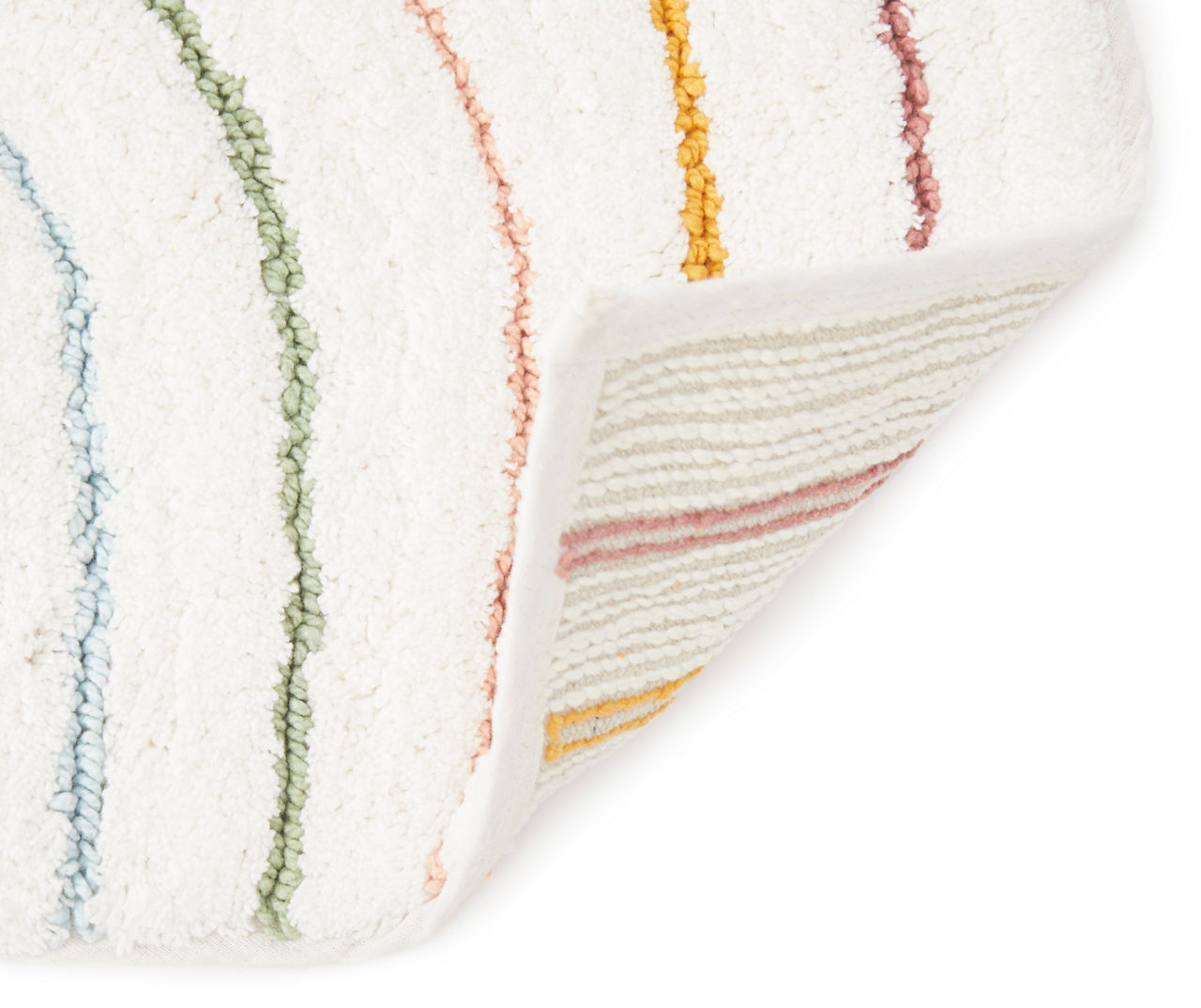 Multi Color Bath Rug