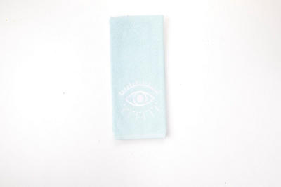 Light Blue All-Seeing Eye Embroidered Hand Towel