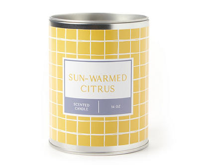 Sun-Warmed Citrus Tin Candle, 14 oz.