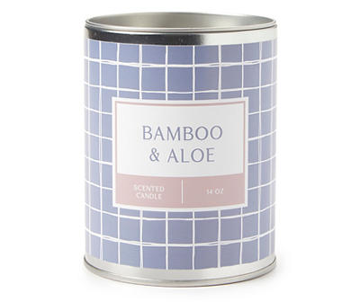 Bamboo & Aloe Tin Candle, 14 oz.