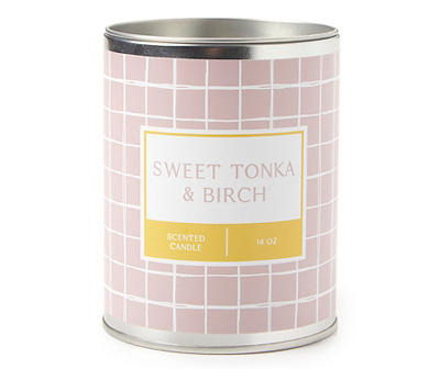 Sweet Tonka & Birch Tin Candle, 14 oz.