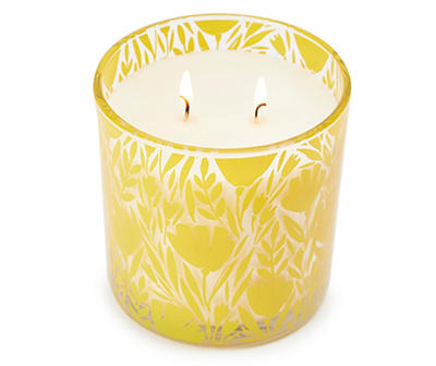 TL 14OZ CANDLE BTNCL YELW BERGAMT LMNGRS