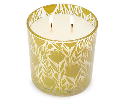 Bamboo & Aloe Floral Jar Candle, 14 oz.