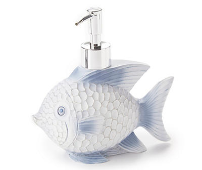 White & Blue Fish Lotion Pump