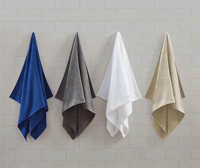 Stripe-Trim 12-Piece Towel Set