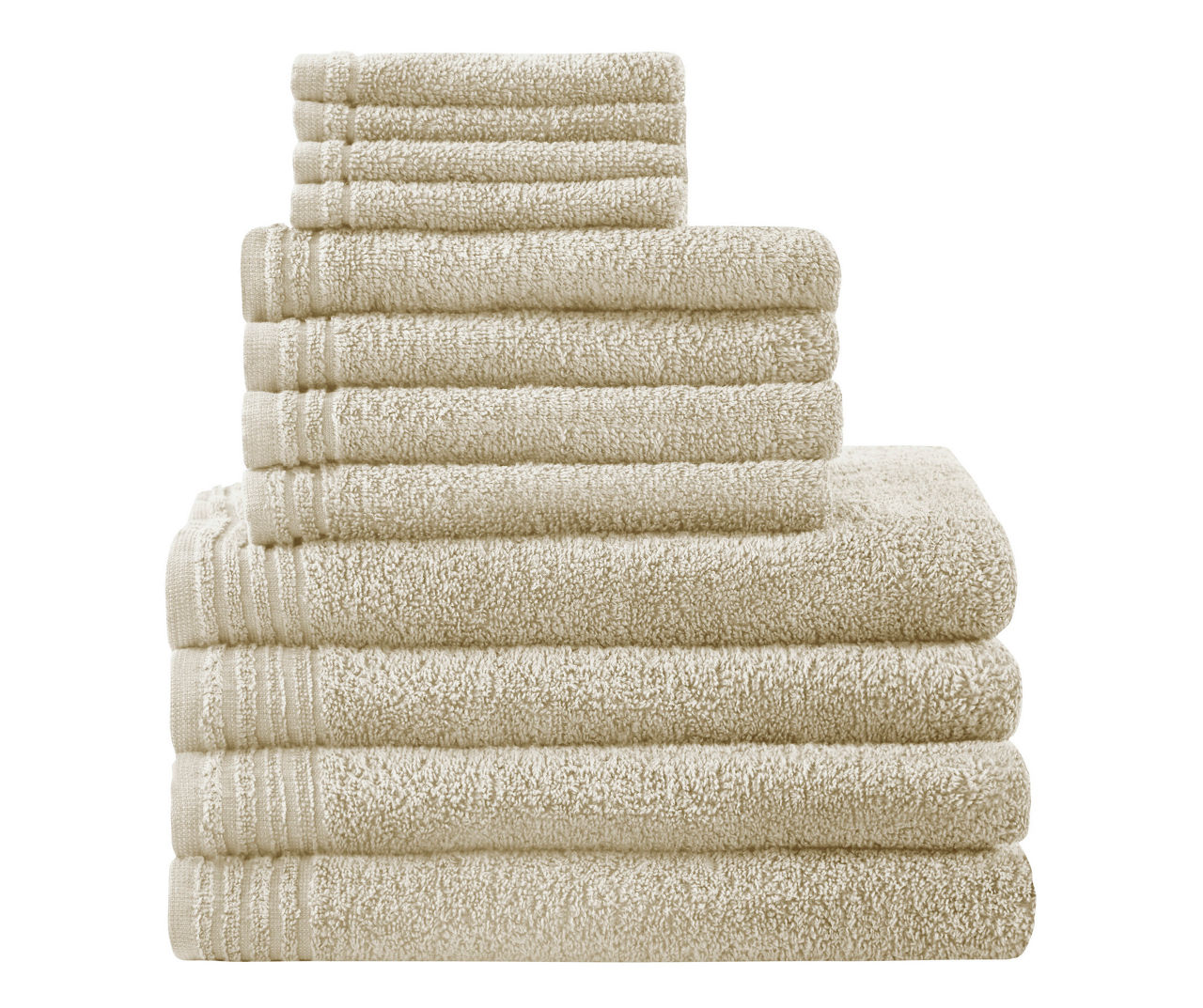 Striped Trim Towel Set