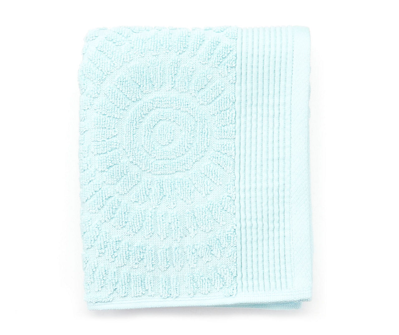 Starlight Blue Burst-Texture Hand Towel