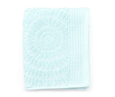 Starlight Blue Burst-Texture Hand Towel