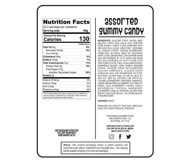 The Hampton Candy Company Haunted House Gummy Candy, 2 Lbs. | Big Lots