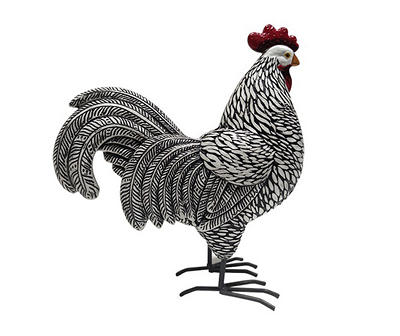 Metal Rooster Tabletop Decor